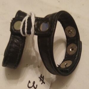 Double Leather C-Ring, #31